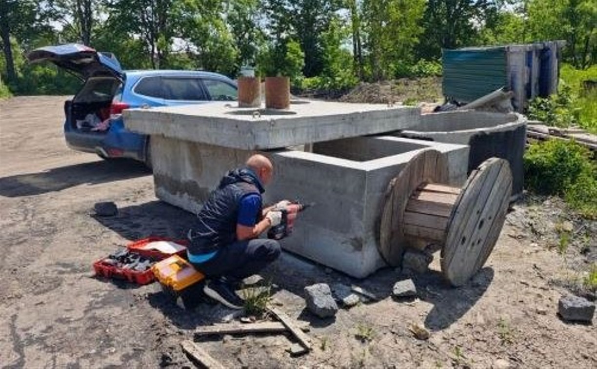 В Долинском районе продолжают менять тепловые сети