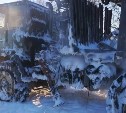 Большегруз загорелся на выезде из Долинска