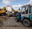 Мешающий строительству сквера павильон «Ням-Ням» сносят в Южно-Сахалинске