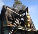 Дачный домик уничтожен огнем в Южно-Сахалинске (ФОТО)