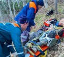 Мотоциклисту потребовалась помощь спасателей возле озера Танковое