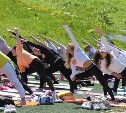 Сахалинцы отметили День йоги на склонах «Горного воздуха»