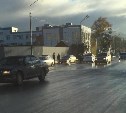 На пешеходном переходе в Южно-Сахалинске Toyota Corolla сбила мужчину