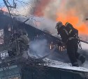 Четыре семьи остались без жилья из-за крупного пожара в Южно-Сахалинске