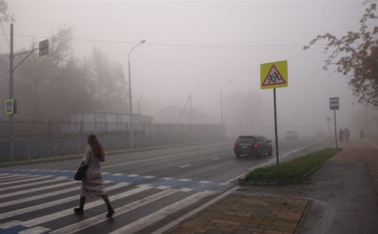 Густой туман не пускает самолёты в Южно-Сахалинск