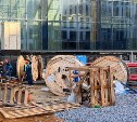 Строительство "СахалинТех" вышло на стадию внутренней отделки
