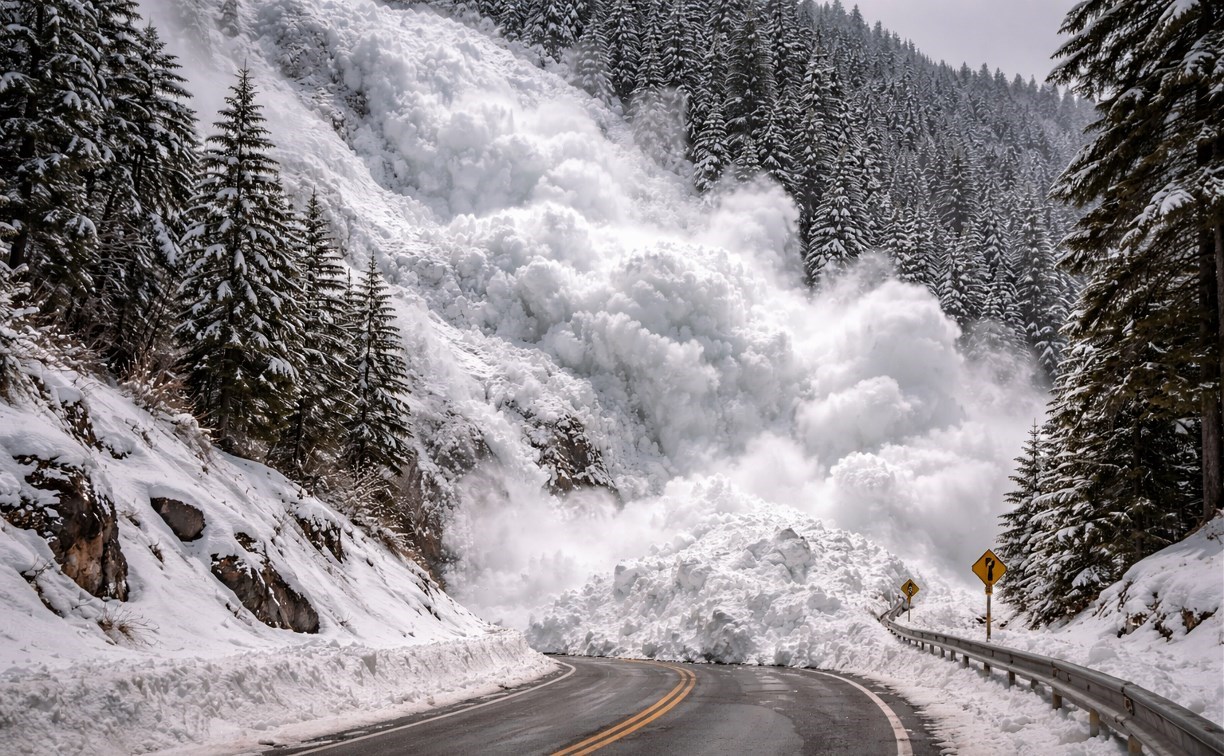 Лавиноопасная обстановка ожидается в семи районах Сахалинской области