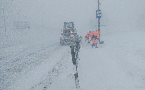 В Сахалинской области ликвидируют последствия снежного циклона