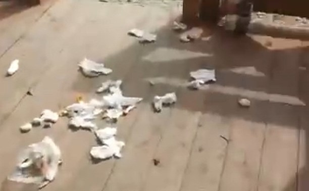"Облевали, отпили, набросали": главный горнолыжный курорт Сахалина показал последствия визита туристов