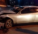 Toyota врезалась в пассажирский автобус в Южно-Сахалинске