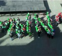 В Южно-Сахалинске прошел флешмоб «Мы - номер один!» (ФОТО)