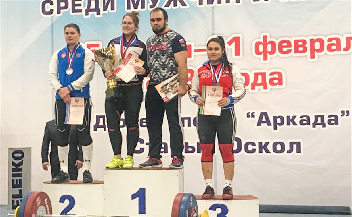 Сахалинка попала на пьедестал почёта Кубка России по тяжелой атлетике