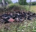 Бесхозная постройка горела в Соколе
