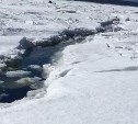 Выходить на лед залива Мордвинова до 14 февраля опасно