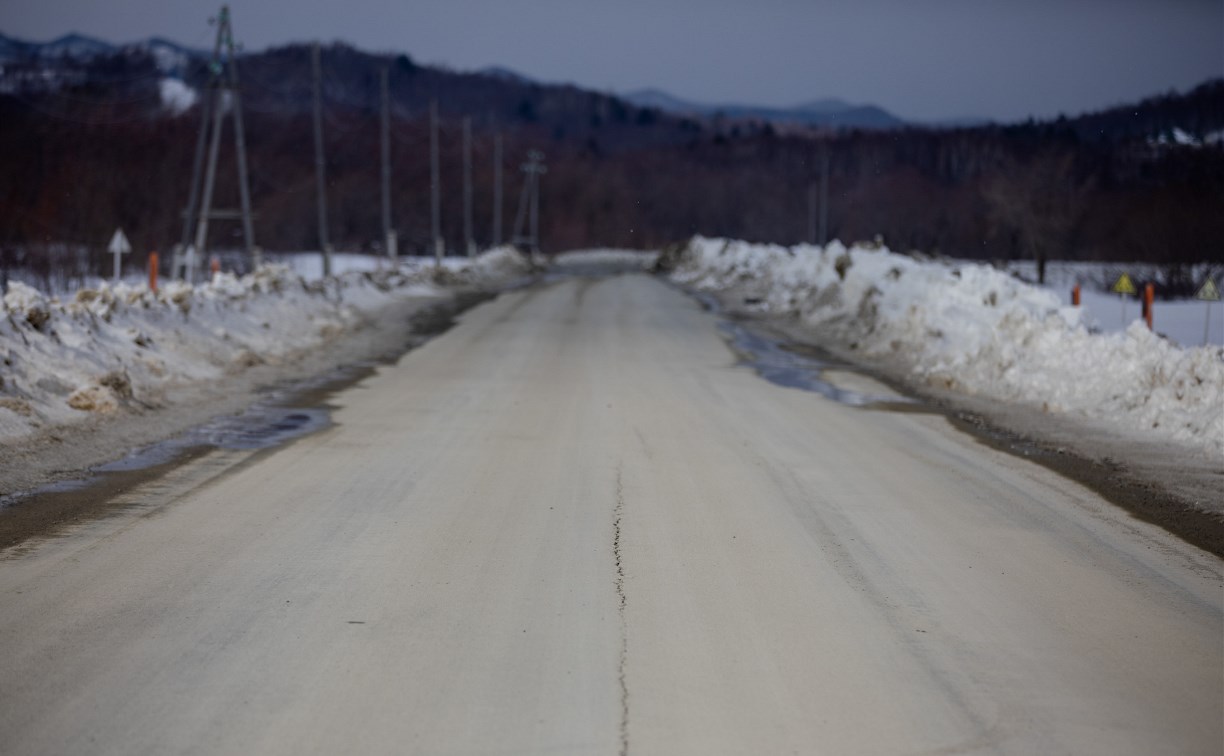 Дорога Дальнее - Ёлочки в Южно-Сахалинске станет суше