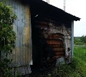Гараж выгорел в Ольховке на площади более 50 квадратов 