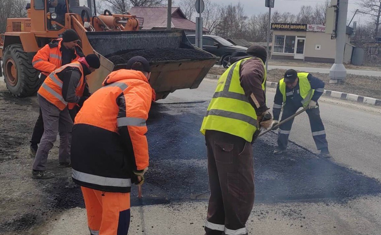 Ямочный ремонт в Сахалинской области: что сделано за неделю 