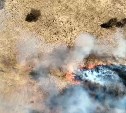 В Корсаковском районе 24 человека тушили сухую траву