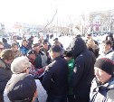 Недовольные системой "Платон" водители вышли на "условный" митинг в Южно-Сахалинске