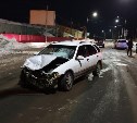 Nissan Pulsar и Toyota Opa столкнулись в Южно-Сахалинске