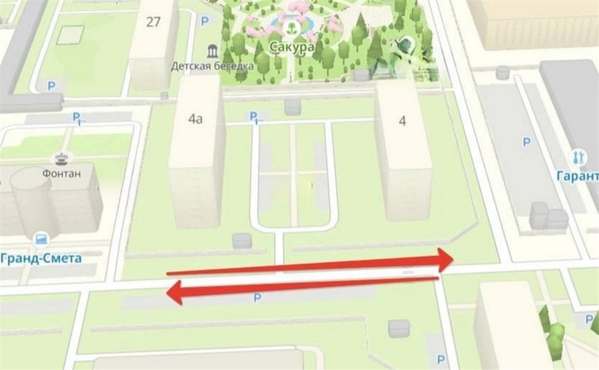 Движение на участке улицы Буюклы с 10:00 в Южно-Сахалинске ограничат