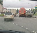 На перекрёстке улиц Ленина и Украинской в Южно-Сахалинске меняют схему проезда по кольцу