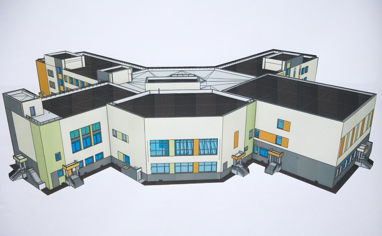 В Южно-Сахалинске между новым корпусом школы №30 и основным зданием построят переход