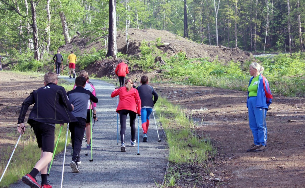Хабаровские и амурские биатлонисты тренируются на Сахалине
