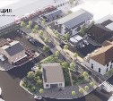 В Корсакове приступили к благоустройству ТПУ "Пять углов"