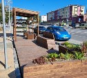 "Вместо парковки - парклет": Вишневский похвалил новую зону отдыха в Южно-Сахалинске