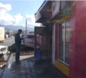 Пожар на оптово-торговой базе Южно-Сахалинска уничтожил кафе и продуктовый магазин (ФОТО)