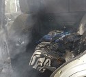Салон внедорожника выгорел при пожаре в Южно-Сахалинске