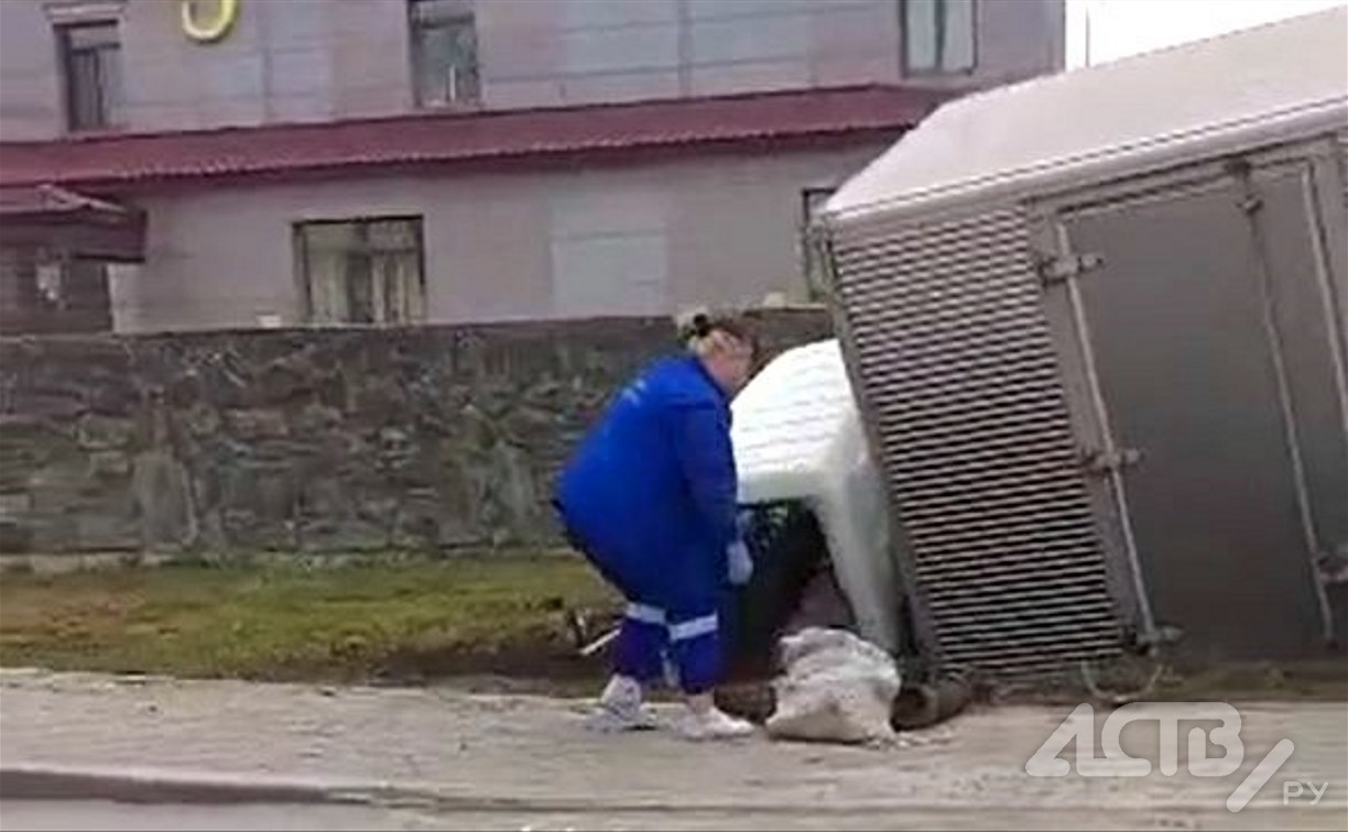 В Октябрьском серьёзное ДТП с пострадавшим