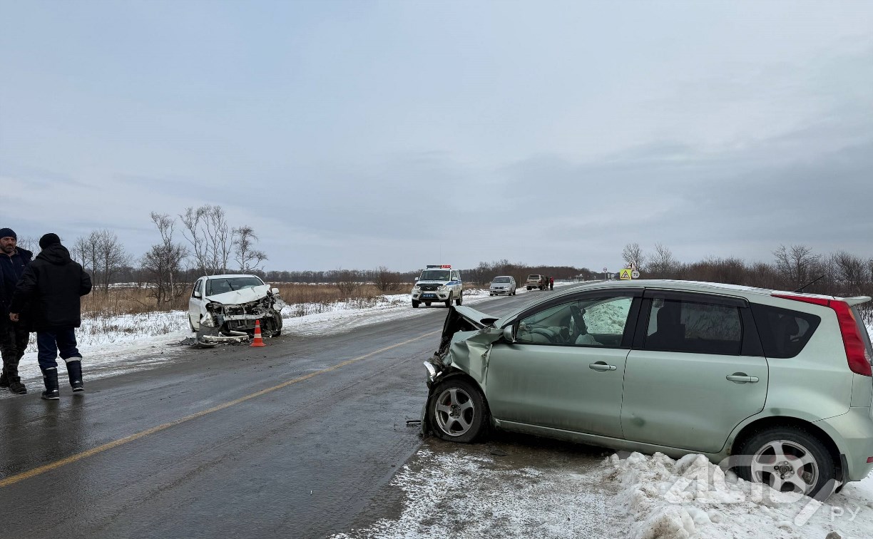 Не дорога, а лёд Байкала: сахалинцы насчитали минимум пять ДТП на трассе Анива - Таранай