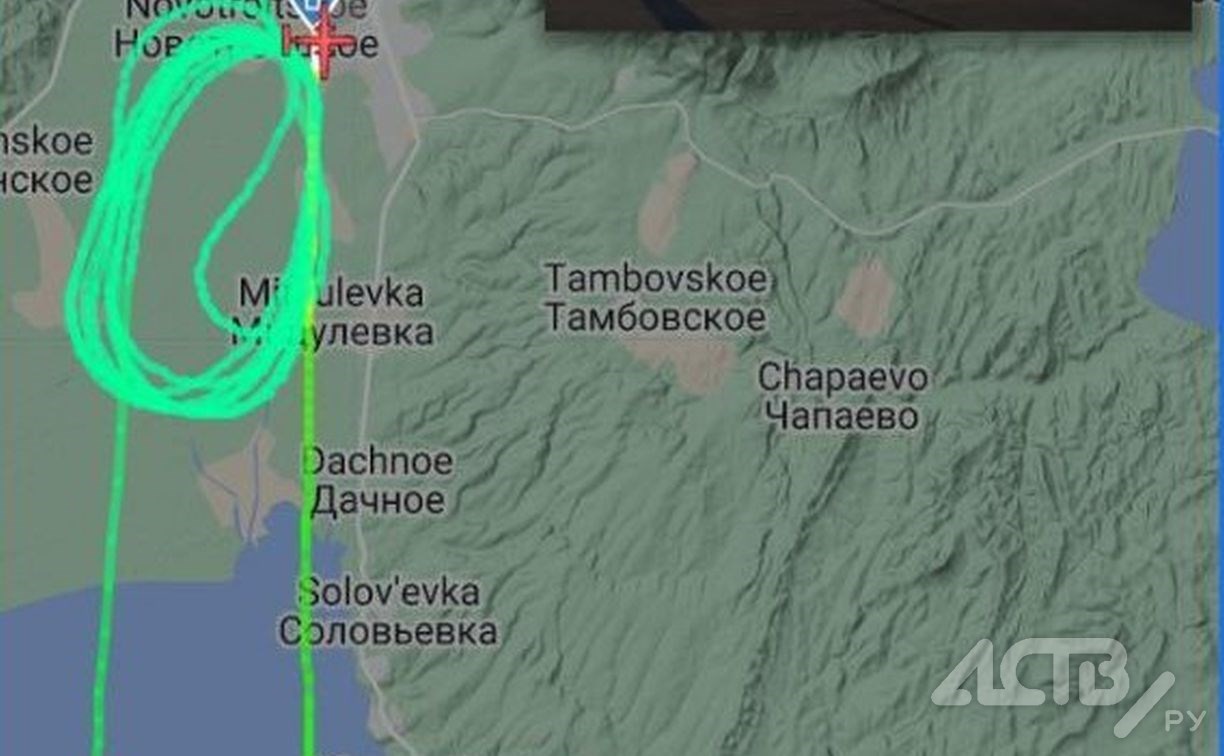 Гидросистема отказала в самолёте, направлявшемся в Южно-Курильск