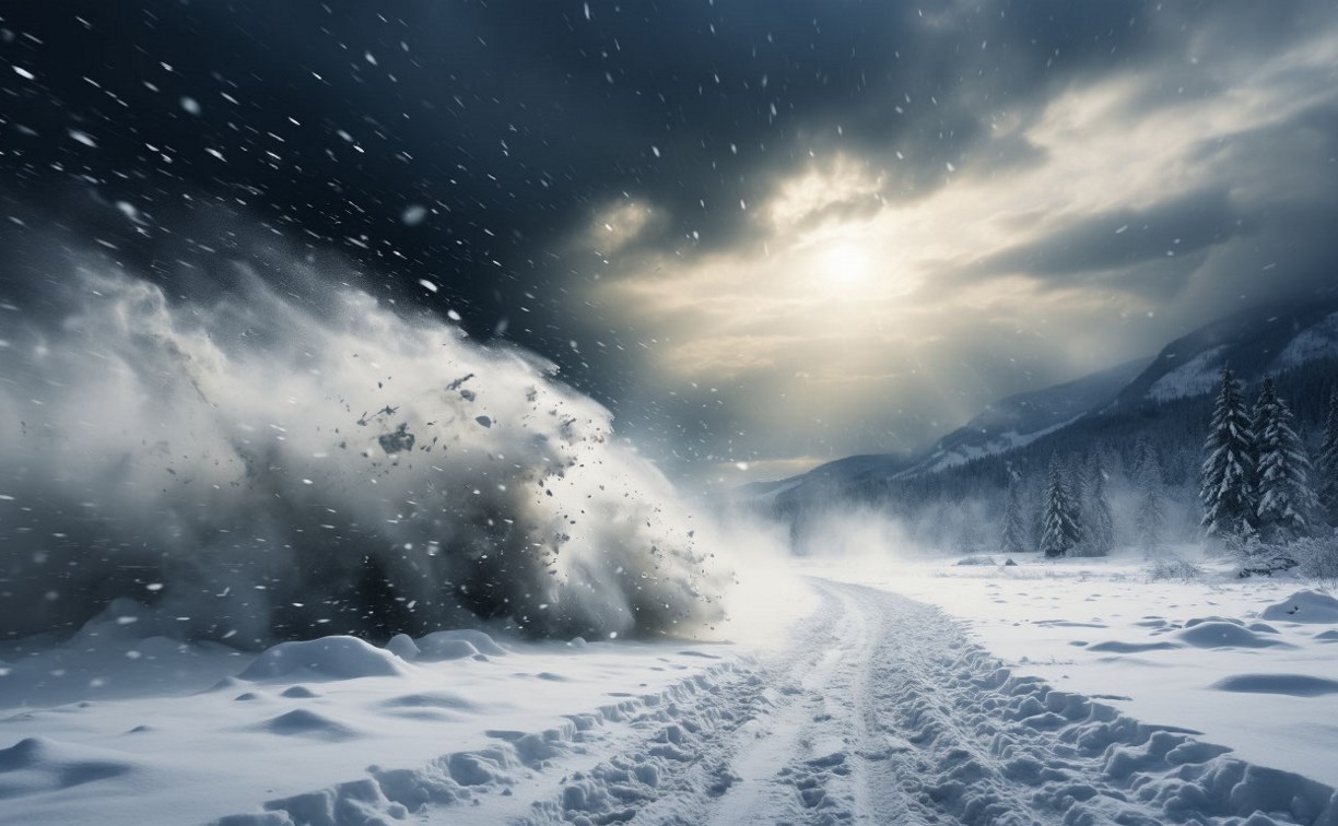 На южные районы Сахалинской области обрушится метель