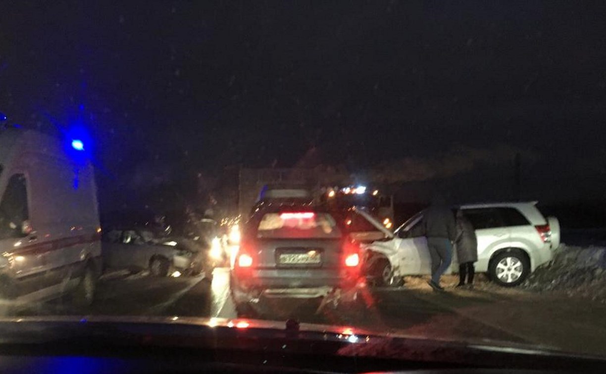 Двое мужчин пострадали в ДТП на объездной дороге на Дальнее