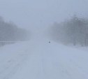 На дорогах Сахалина закрывают движение до хорошей погоды 