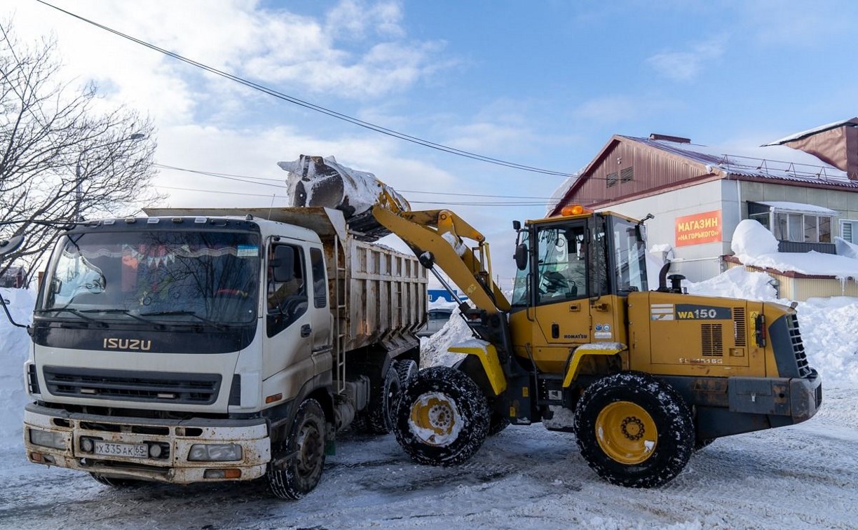 Перехватывающие парковки в Южно-Сахалинске оборудуют под площадки для временного складирования снега