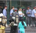 Сотрудников сахалинской полиции эвакуировали (ФОТО)