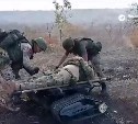 Гусеничную платформу для транспортировки раненых передали сахалинским бойцам в зону СВО