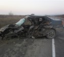 Молодой мужчина погиб в перевернувшемся автомобиле на Сахалине (ФОТО)