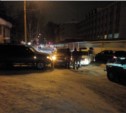 Четыре автомобиля столкнулись на перекрестке в Южно-Сахалинске 