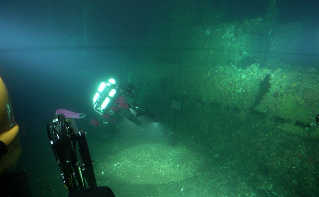 Затонувшую американскую подводную лодку "Херринг" исследовали у берегов Курил