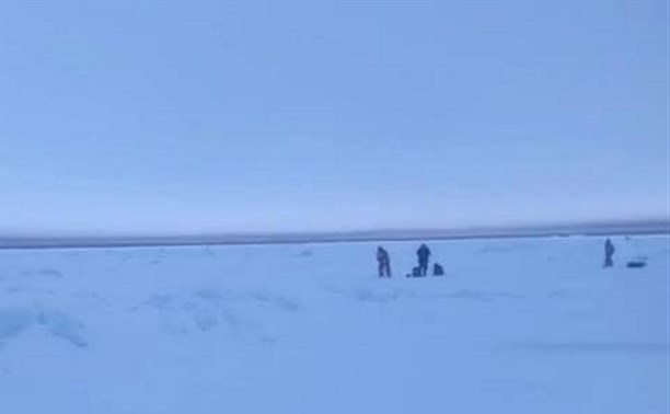 Взлом оставшейся части припая начался в заливе Мордвинова