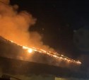 Новый масштабный пожар произошёл в Яблочном по тому же адресу