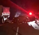 Очевидцы: двое погибли в аварии в Поронайском районе 