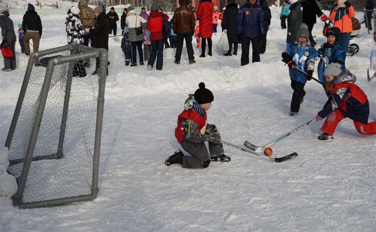 Групповые матчи детсадовской хоккейной лиги завершились в Корсакове