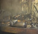 Один из мотоклубов горел в Южно-Сахалинске