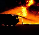 В Углегорске пожарные ликвидировали возгорание хозпостроек